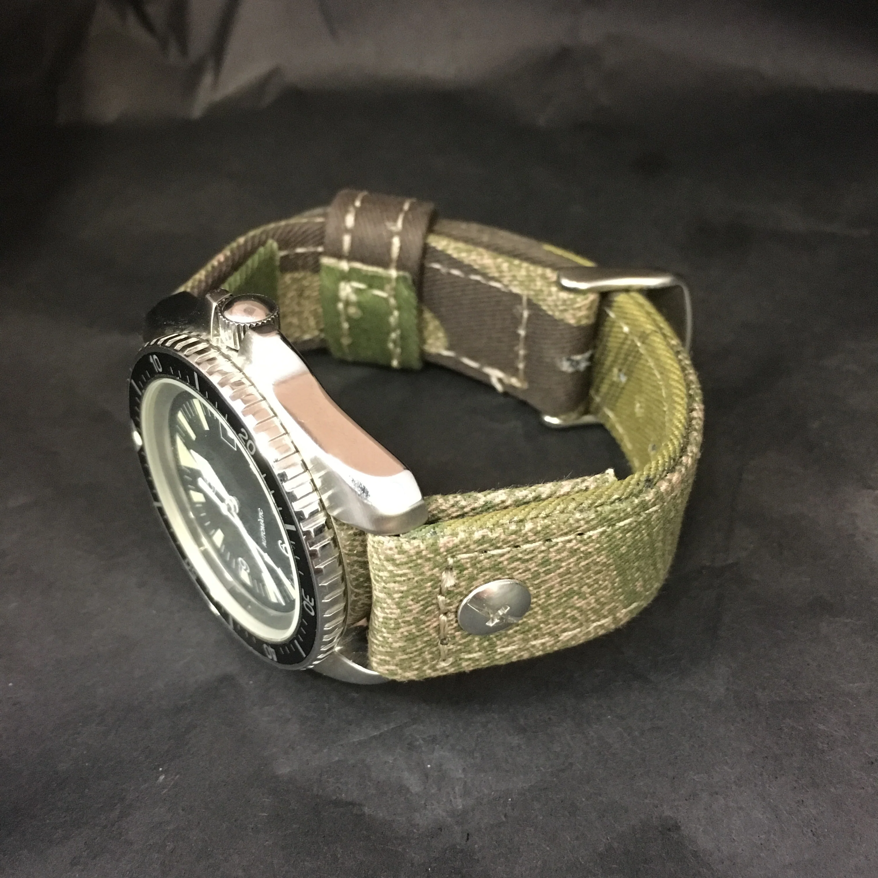 Hand-Made SAS/Para Camouflage Denison Two-Piece Watch Strap - Image 24