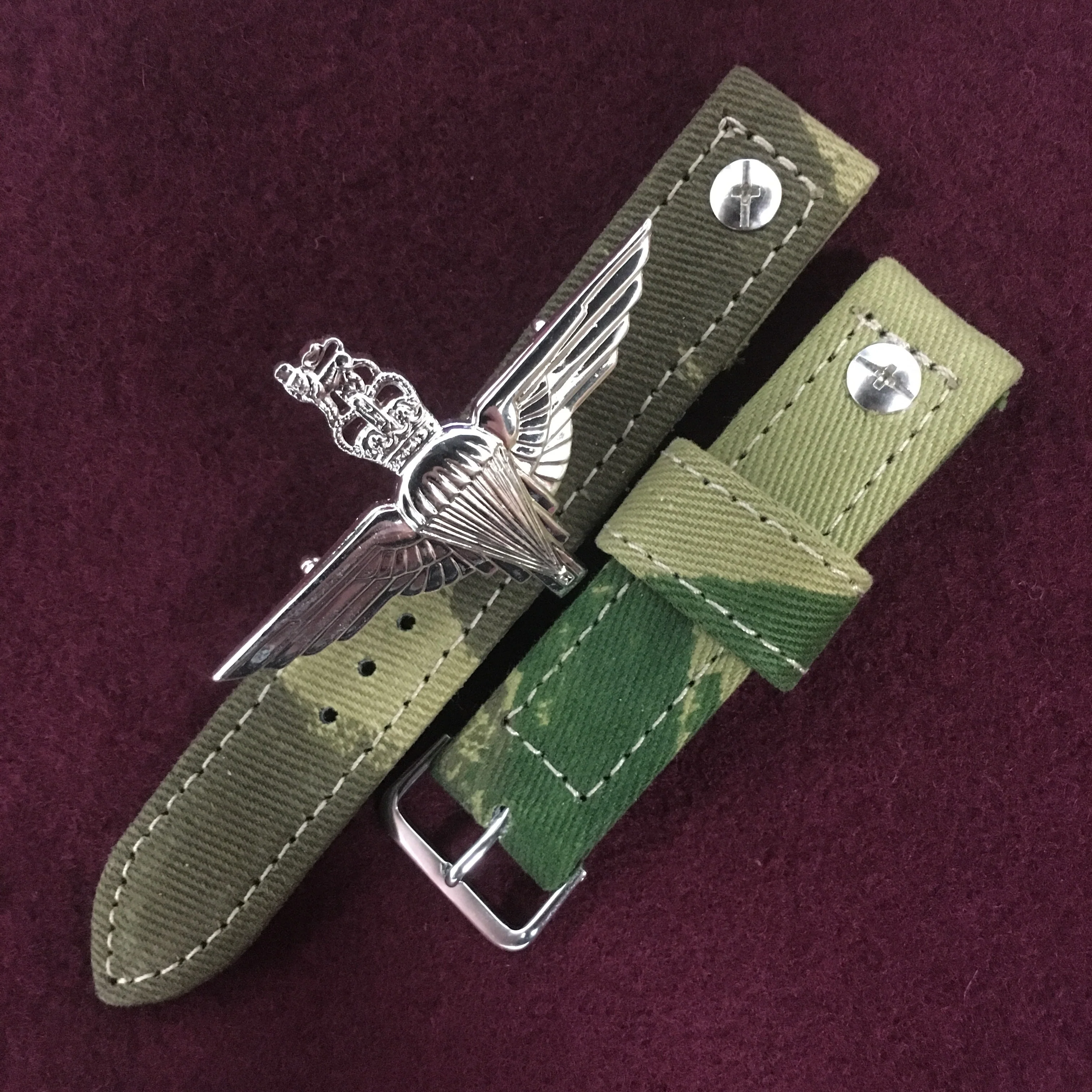 Hand-Made SAS/Para Camouflage Denison Two-Piece Watch Strap - Image 25