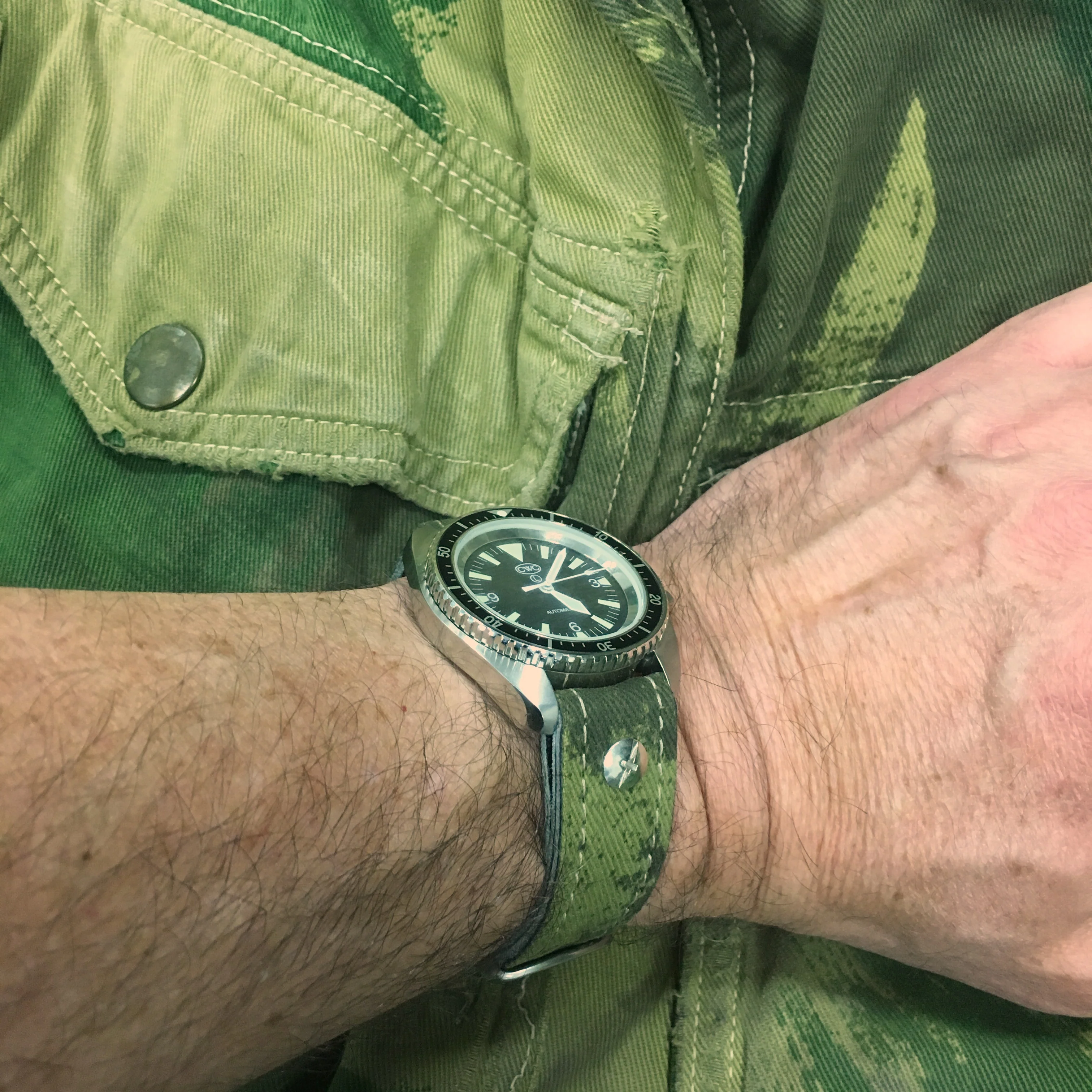 Hand-Made SAS/Para Camouflage Denison Two-Piece Watch Strap - Image 32