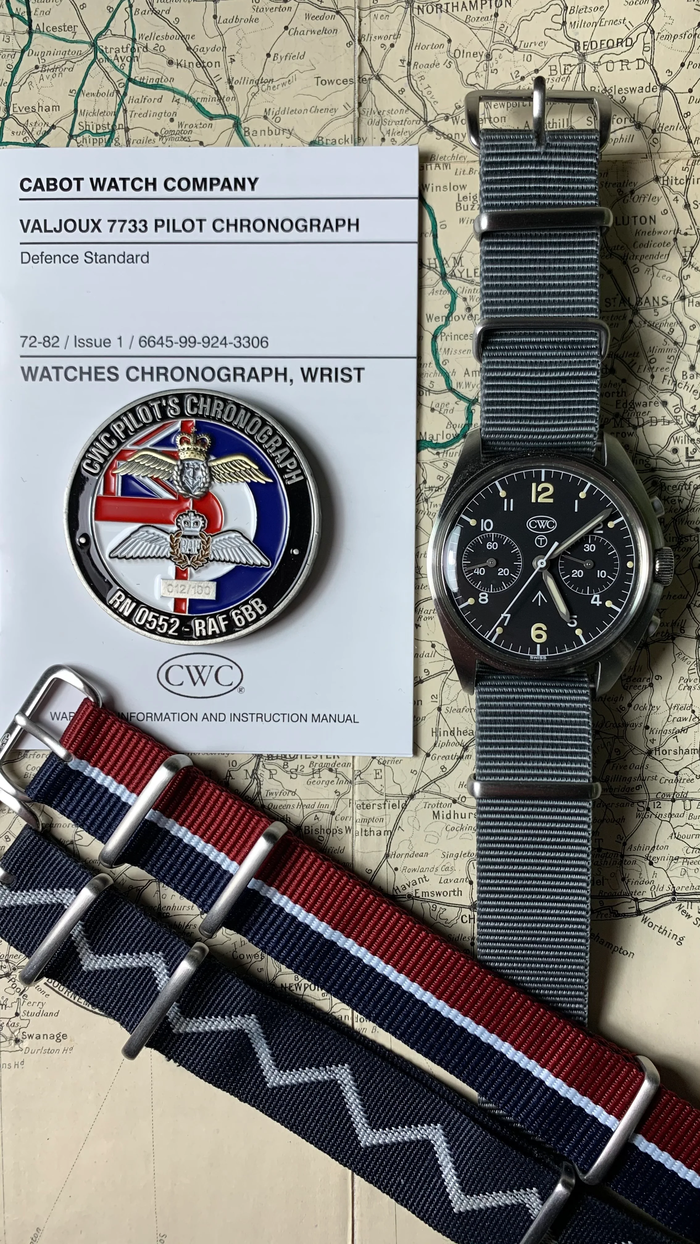 CWC Valjoux 7733 Pilot Chronograph Limited Edition Watch - Image 9