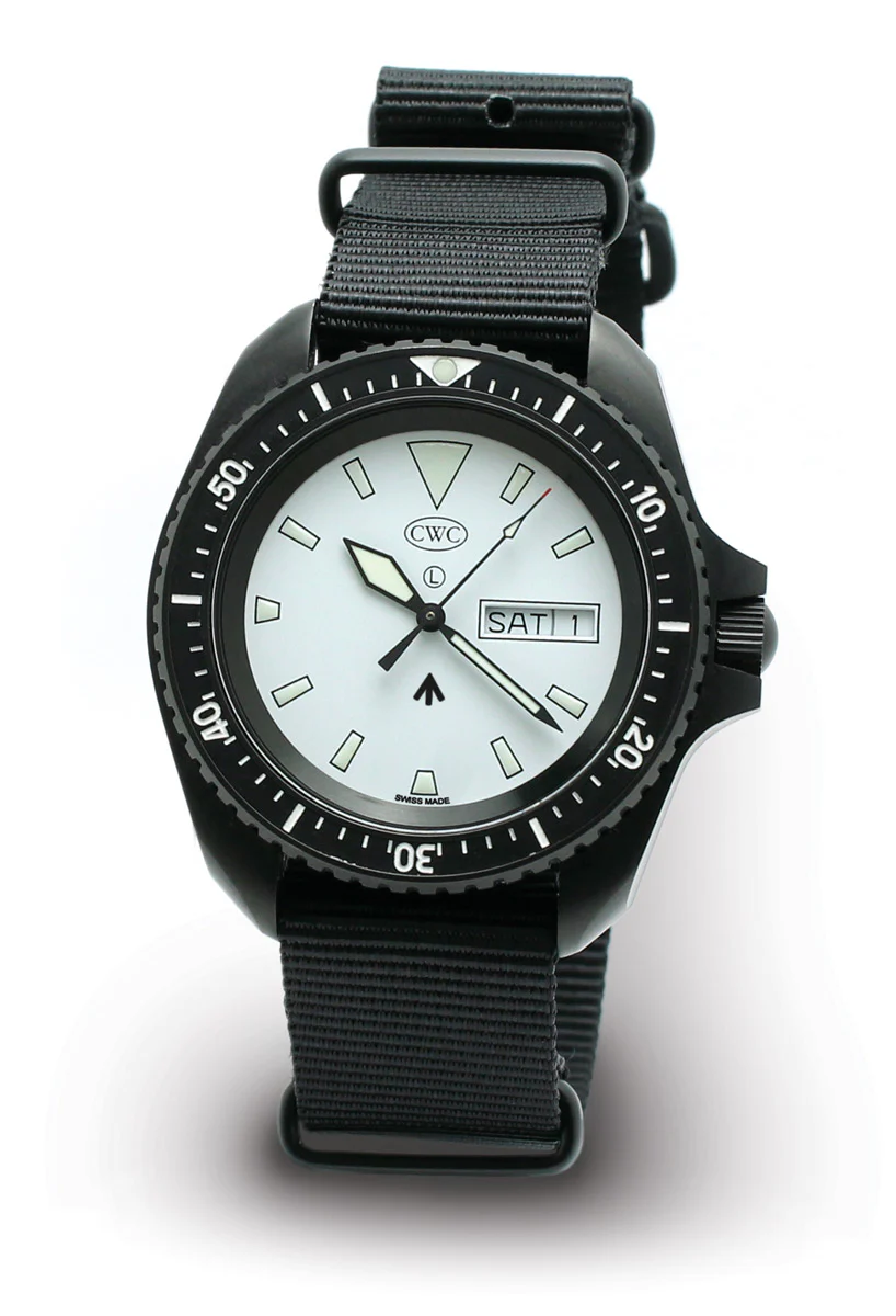 CWC Arctic Radar Quartz Diver Watch (White Dial) - Image 4