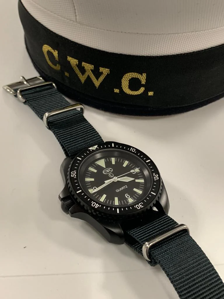 CWC Quartz Divers Watch Mk.2 SBS No Date, Black (SF300 QS120) - Image 3