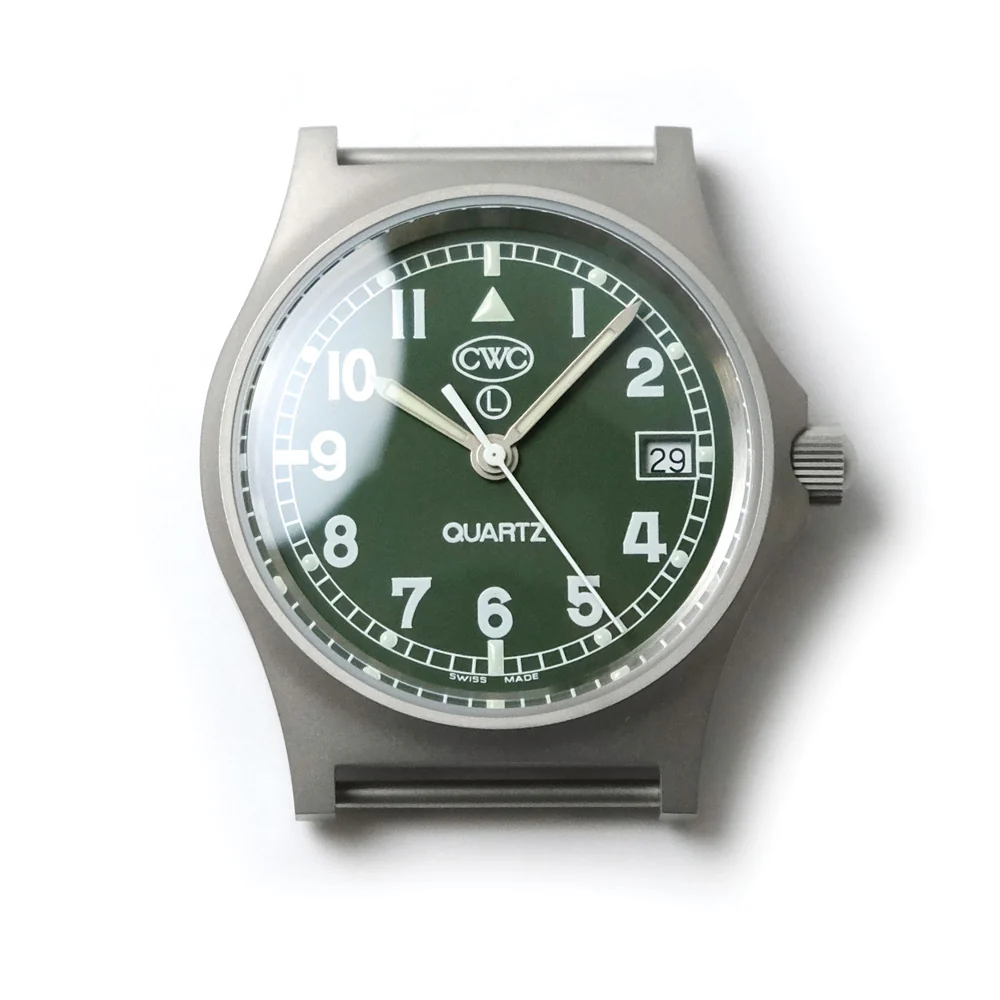 CWC GS Sapphire Military Green Watch, Stainless Steel with Green Dial - Image 3