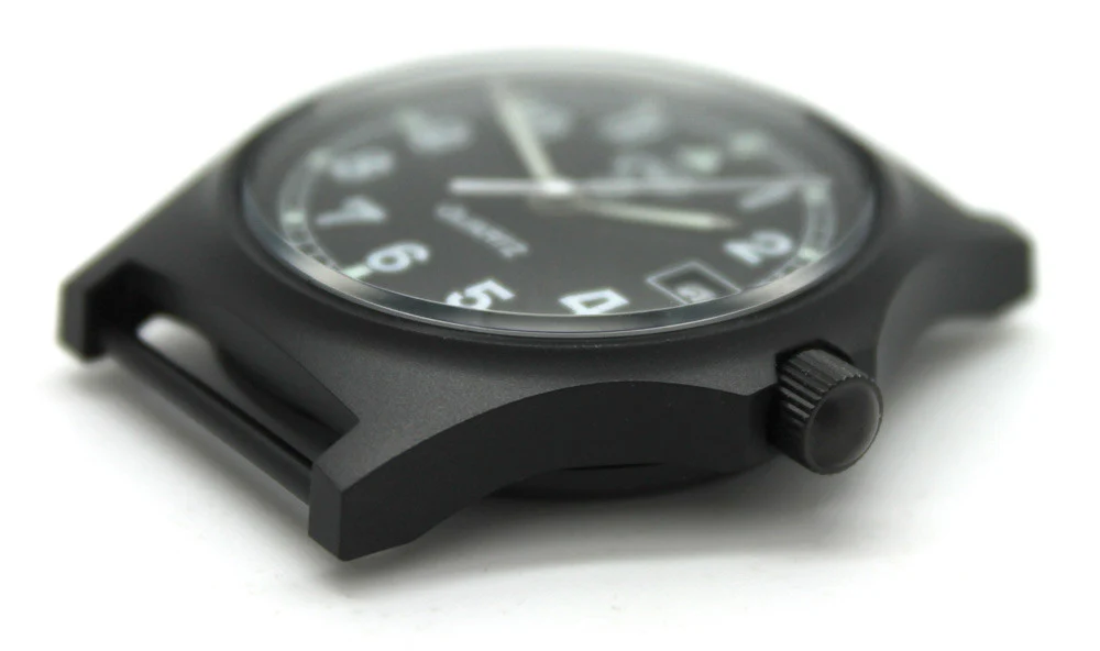 CWC GS Sapphire Watch, Black with Black Dial - Image 3
