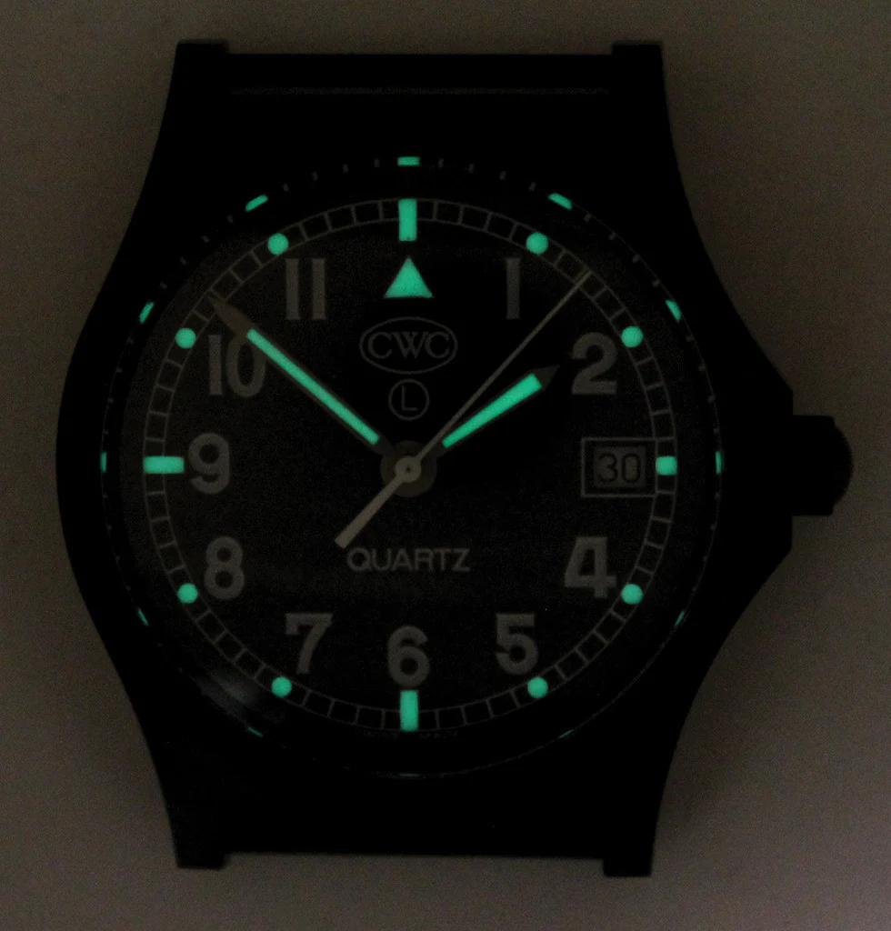 CWC GS Sapphire Watch, Black with Black Dial - Image 5