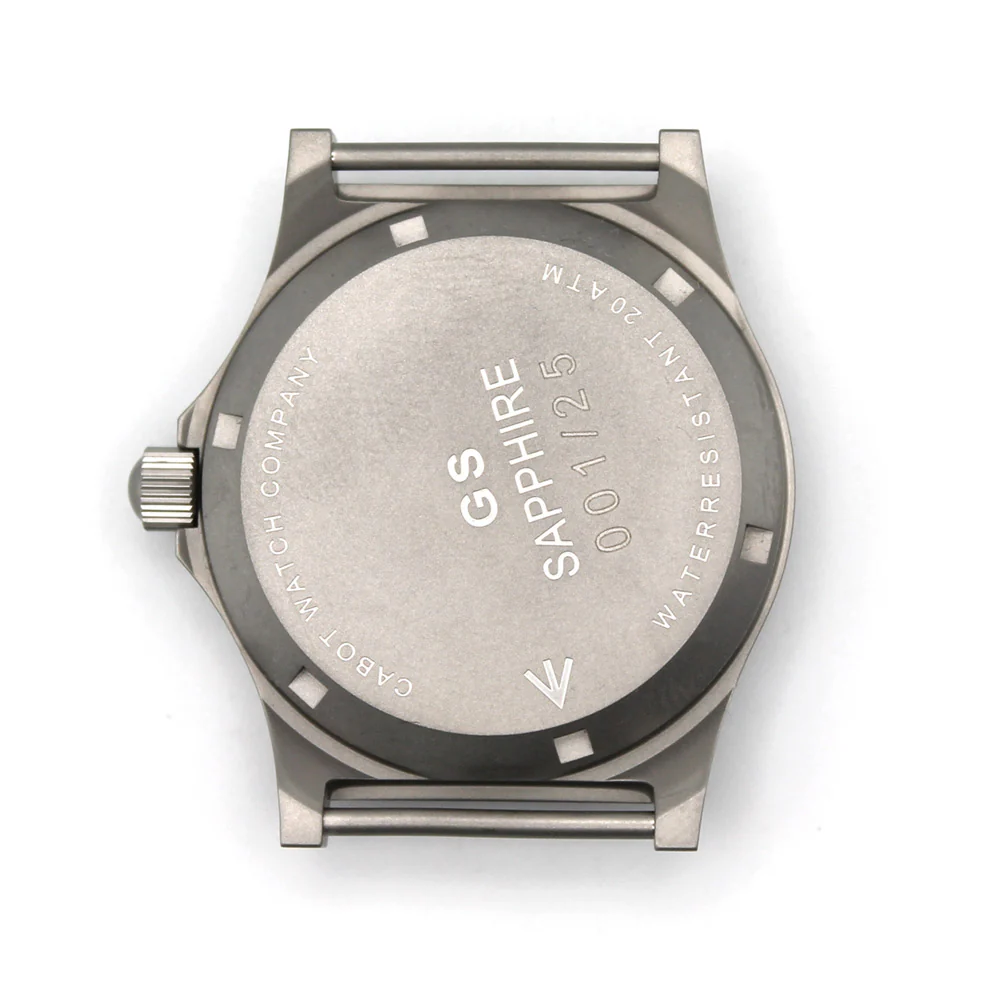 CWC GS Sapphire Watch, Stainless Steel with Black Dial - Image 5