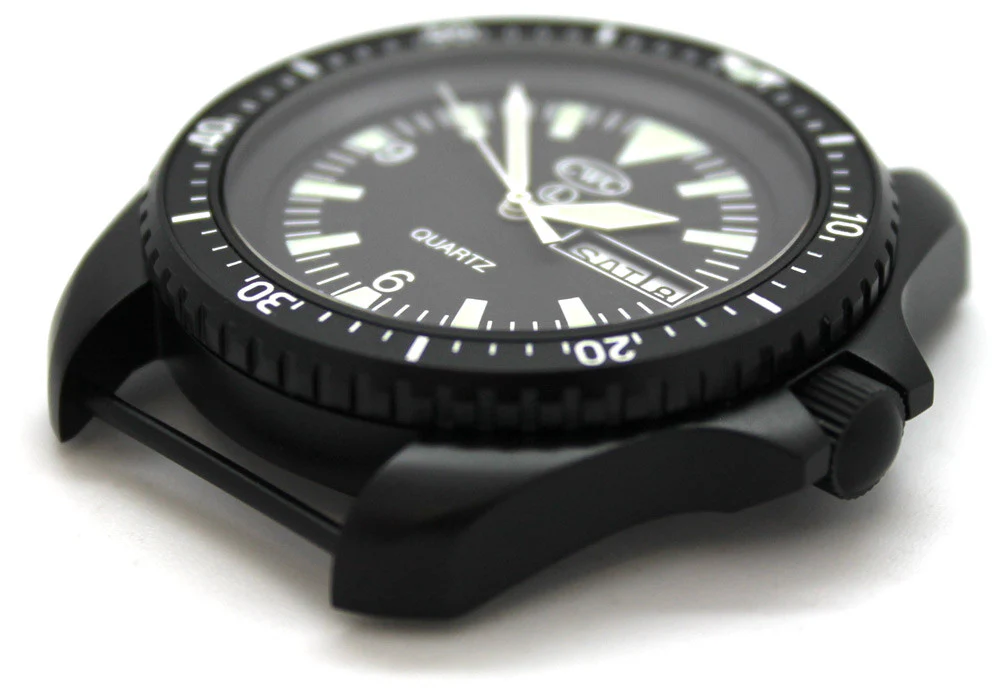 CWC SBS Divers Issue Quartz Watch Mk.2 Day/Date, Black (SF300 QS120-DD) - Image 3